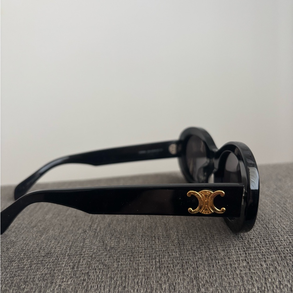 Celine Triomphe 01 Sunglasses in acetate - Picture 4 of 9